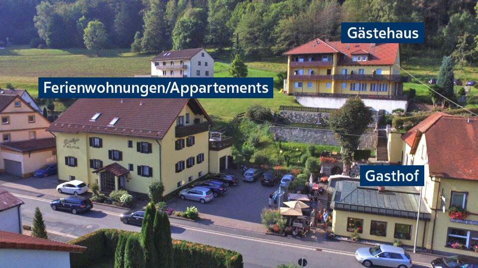 Gasthof Hotel Schwarzes Ross Bad Berneck im Fichtelgebirge Exterior foto